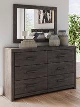 Prendonea Charcoal Bedroom Mirror (Mirror Only) by Ashley at Eve Furniture
