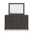 Prendonea Charcoal Bedroom Mirror (Mirror Only) by Ashley at Eve Furniture