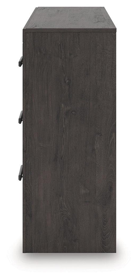 Prendonea Charcoal Dresser by Ashley at Eve Furniture