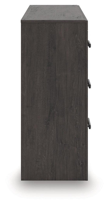 Prendonea Charcoal Dresser by Ashley at Eve Furniture