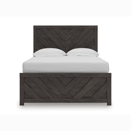 Prendonea Charcoal Full Panel Bed by Ashley at Eve Furniture