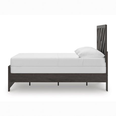 Prendonea Charcoal Full Panel Bed by Ashley at Eve Furniture
