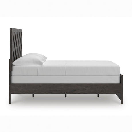 Prendonea Charcoal Full Panel Bed by Ashley at Eve Furniture