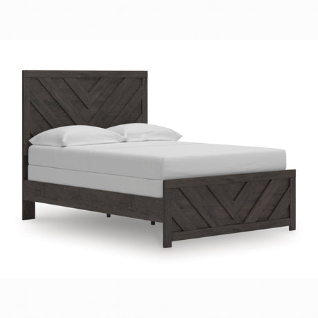 Prendonea Charcoal Full Panel Bed by Ashley at Eve Furniture