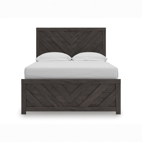 Prendonea Charcoal Full Panel Bed by Ashley at Eve Furniture