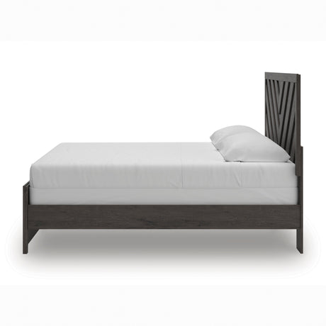 Prendonea Charcoal King Panel Bed by Ashley at Eve Furniture