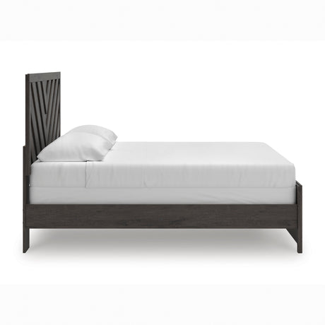 Prendonea Charcoal King Panel Bed by Ashley at Eve Furniture