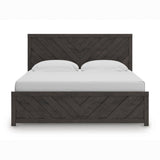 Prendonea Charcoal King Panel Bed by Ashley at Eve Furniture