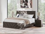Prendonea Charcoal Panel Bedroom Set by Ashley at Eve Furniture