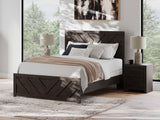 Prendonea Charcoal Panel Bedroom Set by Ashley at Eve Furniture