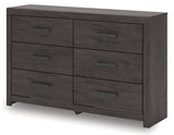 Prendonea Charcoal Panel Bedroom Set by Ashley at Eve Furniture