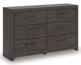 Prendonea Charcoal Panel Bedroom Set by Ashley at Eve Furniture