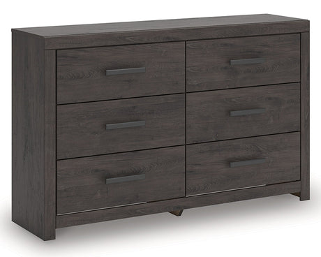 Prendonea Charcoal Panel Bedroom Set by Ashley at Eve Furniture