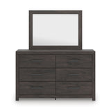 Prendonea Charcoal Panel Bedroom Set by Ashley at Eve Furniture