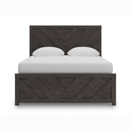 Prendonea Charcoal Panel Bedroom Set by Ashley at Eve Furniture