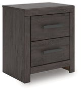 Prendonea Charcoal Panel Bedroom Set by Ashley at Eve Furniture