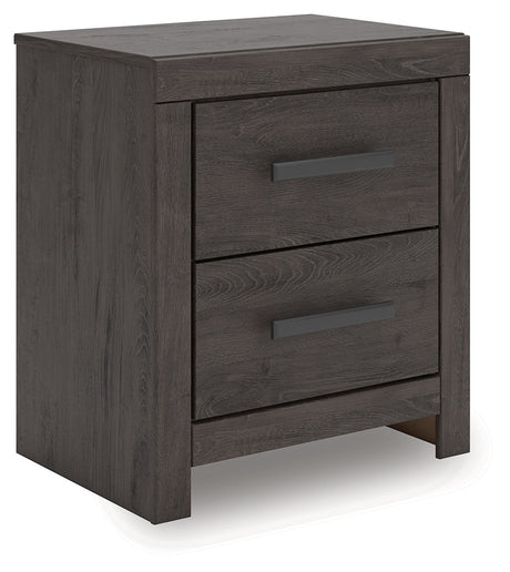 Prendonea Charcoal Panel Bedroom Set by Ashley at Eve Furniture