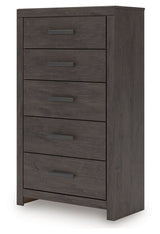 Prendonea Charcoal Panel Bedroom Set by Ashley at Eve Furniture