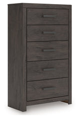 Prendonea Charcoal Panel Bedroom Set by Ashley at Eve Furniture