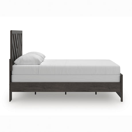Prendonea Charcoal Panel Bedroom Set by Ashley at Eve Furniture