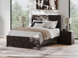 Prendonea Charcoal Queen Panel Bed by Ashley at Eve Furniture