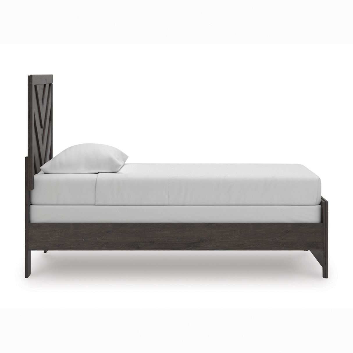 Prendonea Charcoal Twin Panel Bed by Ashley at Eve Furniture