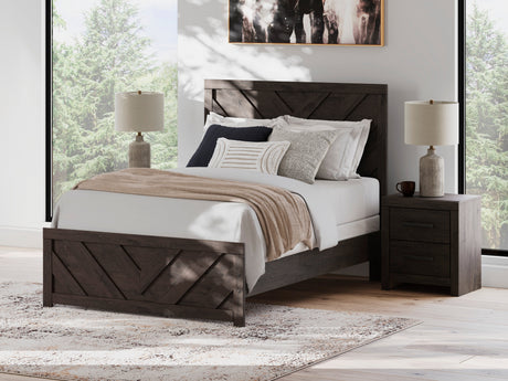 Prendonea Charcoal Youth Panel Bedroom Set by Ashley at Eve Furniture