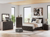 Prendonea Charcoal Youth Panel Bedroom Set by Ashley at Eve Furniture