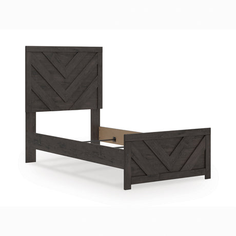 Prendonea Charcoal Youth Panel Bedroom Set by Ashley at Eve Furniture