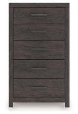 Prendonea Charcoal Chest of Drawers by Ashley at Eve Furniture