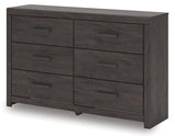 Prendonea Charcoal Dresser by Ashley at Eve Furniture