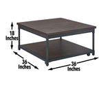 Prescott 3-Piece Lift-Top Set (Lift-Top Cocktail & 2 End Tables) by Steve Silver at Eve Furniture