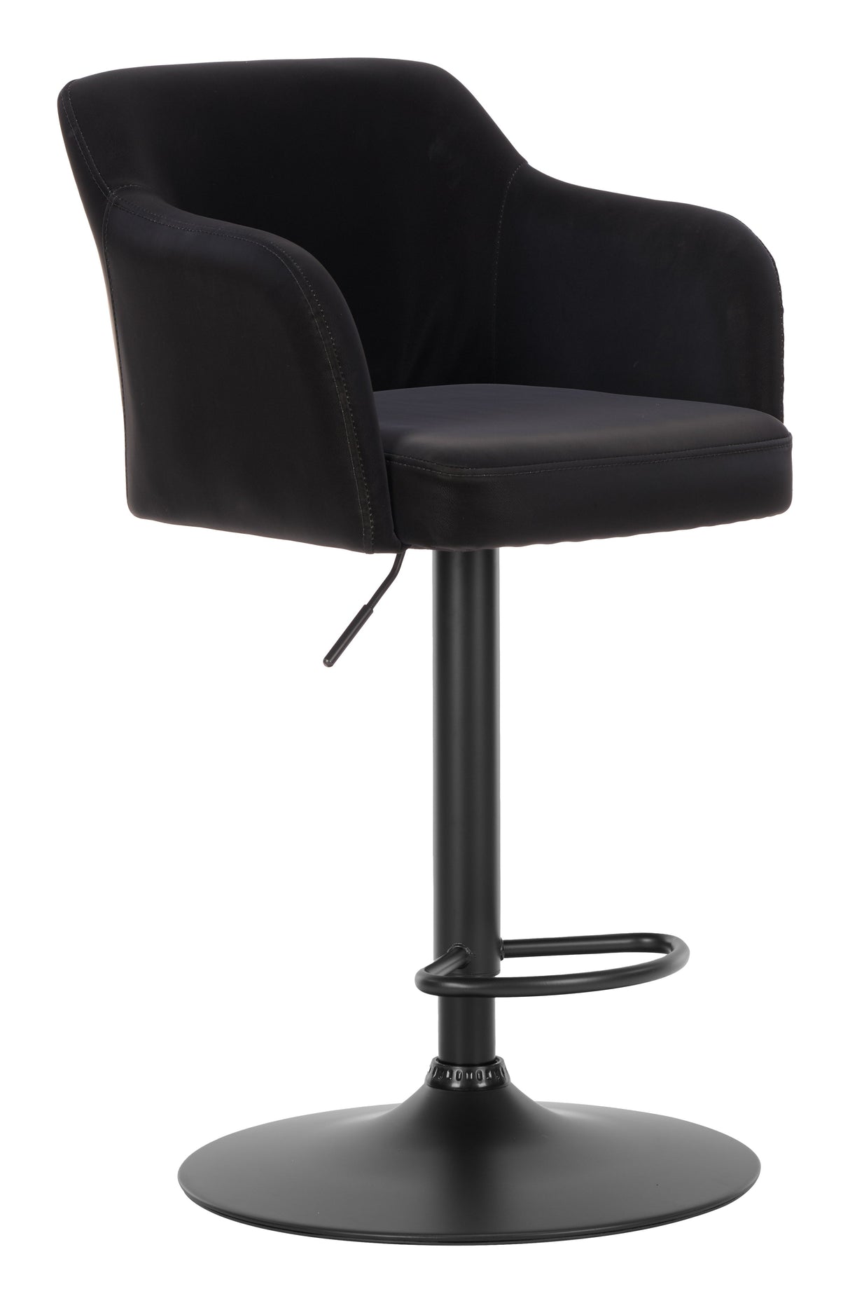 Prescott Black Barstool by Zuomod at Eve Furniture