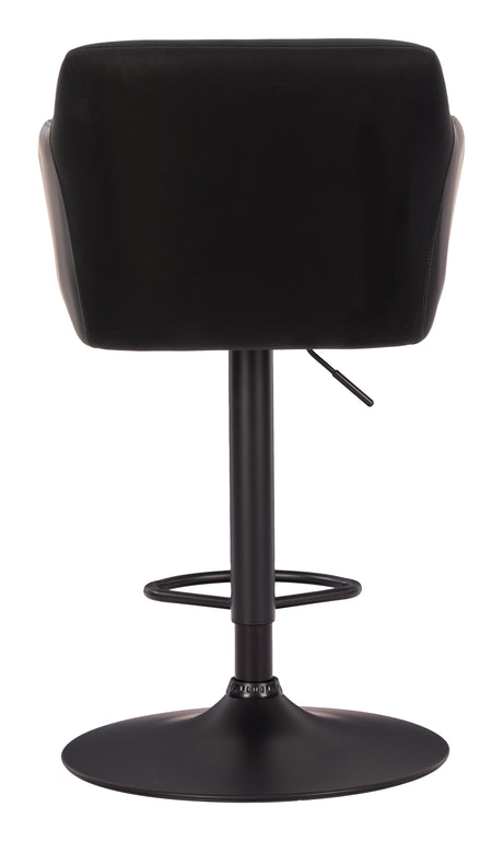 Prescott Black Barstool by Zuomod at Eve Furniture