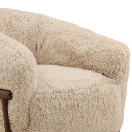 Prescott Chair, Cream by Dovetail at Eve Furniture