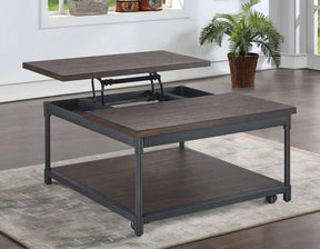 Prescott Lift-Top Cocktail Table w/Casters by Steve Silver at Eve Furniture