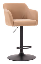 Prescott Tan Barstool by Zuomod at Eve Furniture