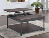 Prescott Lift-Top Cocktail Table w/Casters by Steve Silver at Eve Furniture