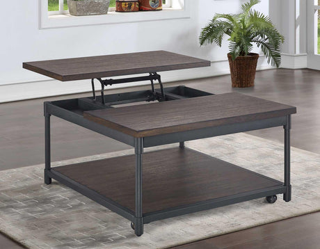 Prescott Lift-Top Cocktail Table w/Casters by Steve Silver at Eve Furniture