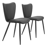 Prestige Black Dining Chair (Set of 2) by Zuomod at Eve Furniture