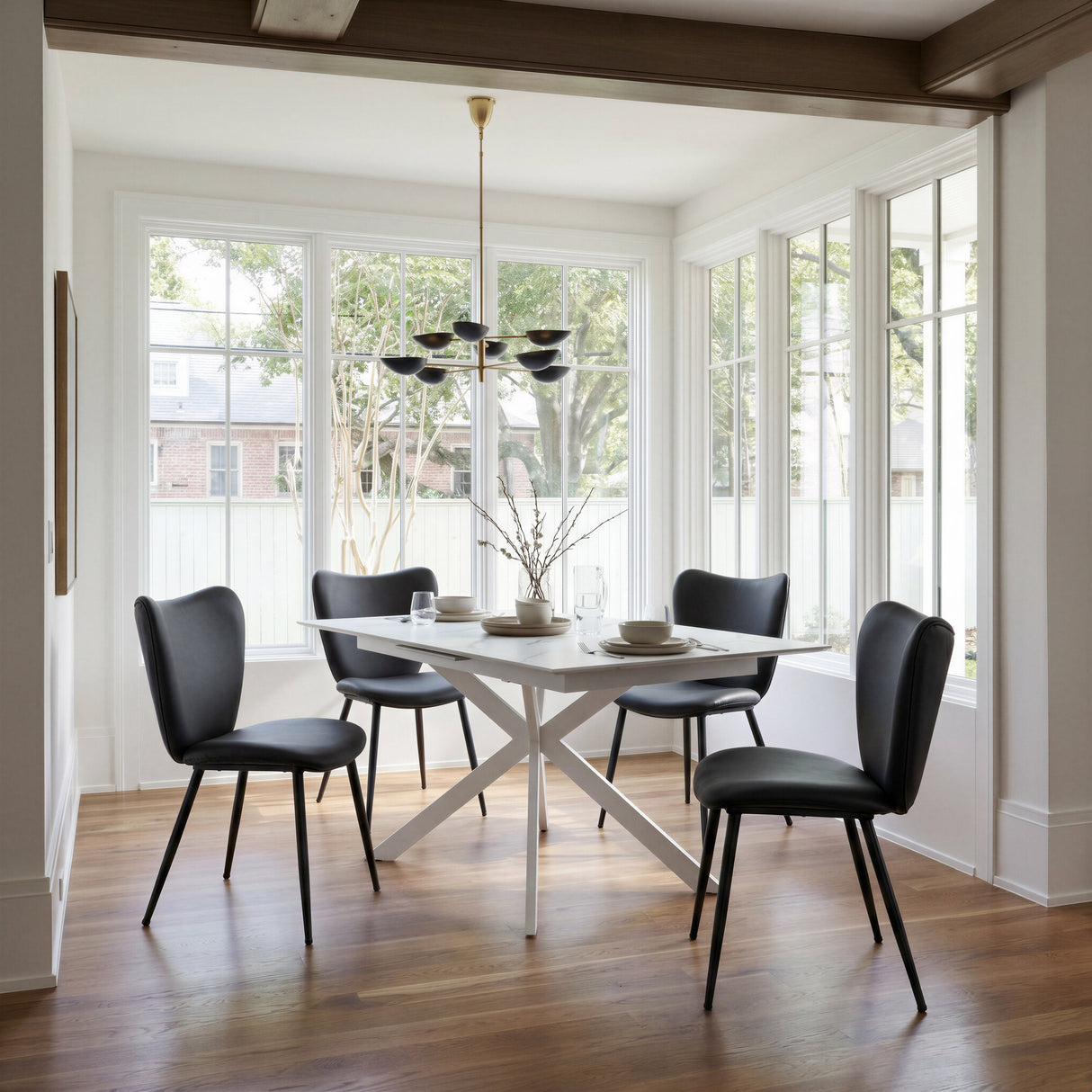 Prestige Black Dining Chair (Set of 2) by Zuomod at Eve Furniture