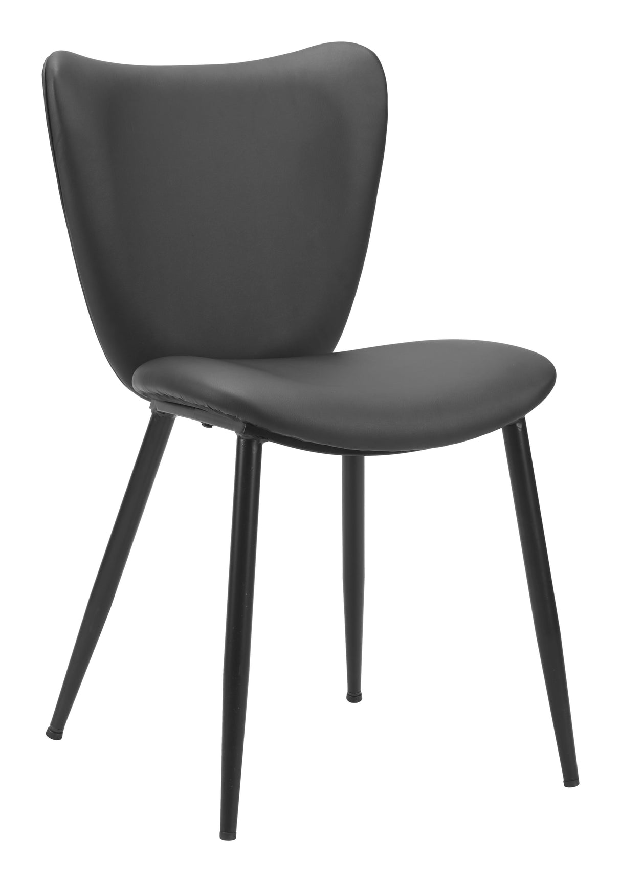 Prestige Black Dining Chair (Set of 2) by Zuomod at Eve Furniture