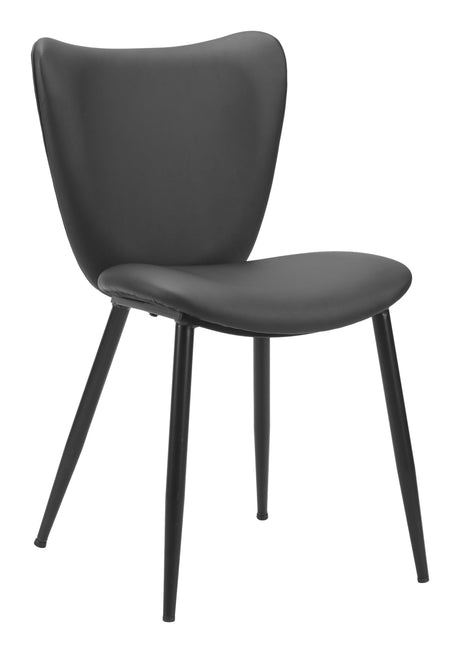 Prestige Black Dining Chair (Set of 2) by Zuomod at Eve Furniture
