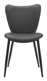 Prestige Black Dining Chair (Set of 2) by Zuomod at Eve Furniture
