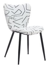 Prestige White Dining Chair (Set of 2) by Zuomod at Eve Furniture