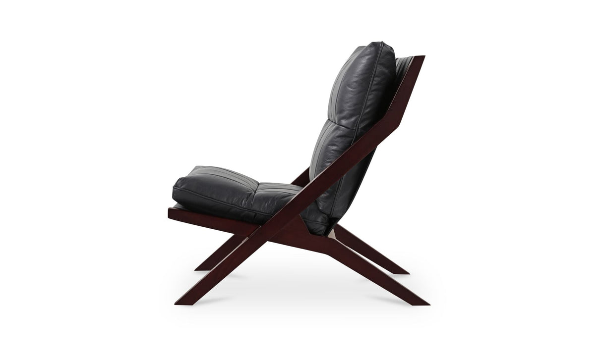 Preston Accent Chair Black by Moe's Home at Eve Furniture