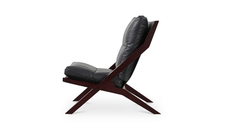 Preston Accent Chair Black by Moe's Home at Eve Furniture