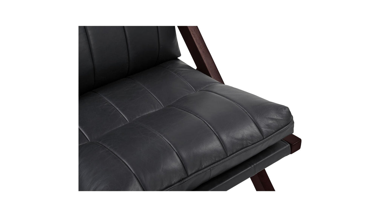 Preston Accent Chair Black by Moe's Home at Eve Furniture