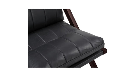 Preston Accent Chair Black by Moe's Home at Eve Furniture