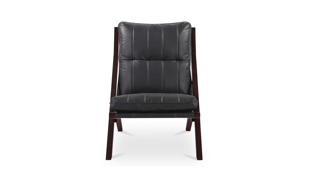 Preston Accent Chair Black by Moe's Home at Eve Furniture